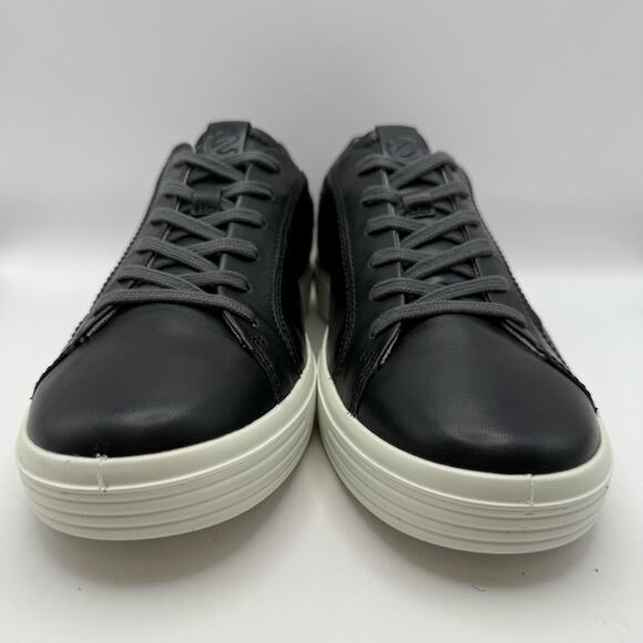 ECCO MEN\'S 10 CLASSIC SNEAKER BLACK LEATHER 53732411001